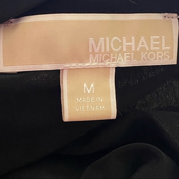 Michael Michael Kors black keyhole blouse medium - Picture 5 of 8